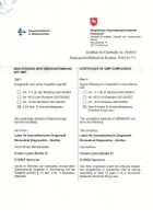 Zertifikat GMP